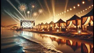 31st Night #celebration  at Tent City Dwarka | #luxury  Beachside New Year Experience