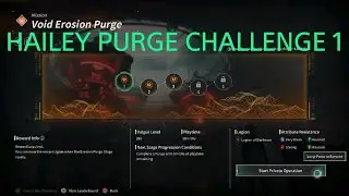 Void Erosion Purge Challenge 1, Hailey Build, Solo - The First Descendant