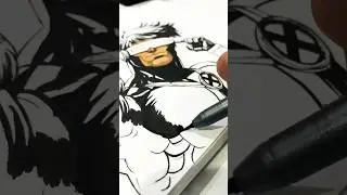 I drew Cyclops - X-Men 97 #shorts #drawing #marvel