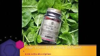 Solgar, Vitamin B12, 500 mcg, 100 Tablets