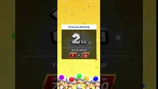 Mario Kart Tour 2nd place Ranked Cup ' Mario Cup ' winnings received