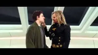 Zaphod threatens Arthur 2005.flv