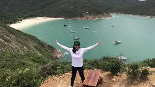 TOP SIGHT  AT HIGH ISLAND RESERVOIR EAST DAM SAI KUNG AND LONG KE WAN BEACH HONG KONG..
