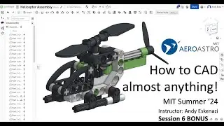 How to CAD Almost Anything! Onshape edition - LEGO Technic Helicopter