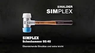 Halder SIMPLEX Schonhammer 50:40 | 3117.051
