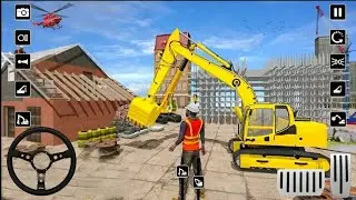 City Railway Station Construction Game | Railway Construction Simulator Game - Android Gameplay