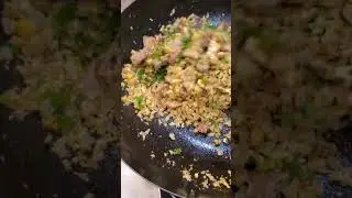 FRIED COLI FLOWER RICE #trending #food #shorts #asmr #viral