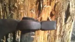 Hand forged pole tomahawk