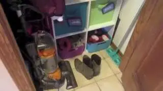 Coat Closet Organization! Kids' shoes & winter accessories