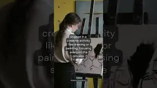 Engage in a creative activity like drawing or painting, focusing solely on the process #dailydose