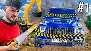 Distrug Mercedes G-Brabus: Test Durabilitate #1