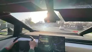 CyberBeast ASMR cabin sound driving through town!  Cybertruck ASMR for CyberJet! 👊