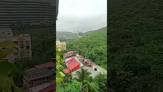 Dindoshi hills Goregaon water fall flow volume in July 2025