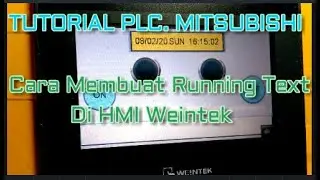 Cara Membuat Running Text Di HMI Weintek