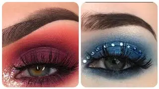 Red &hearts;️ vs blue 💙#youtubevideo #bedroom #eyemakeup #lipstick #car #nails #dress #heels #ring #earring