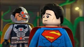 lego justice league gotham city breakout poison ivy punch superman off the truck