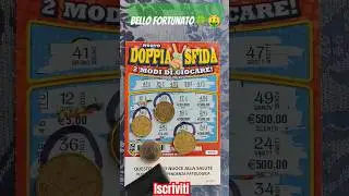 SUPER FORTUNA CON QUESTO DOPPIA✌️ SFIDA DA 5&euro; #grattaevinci #fortuna