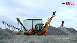 Top Range Export Model BULL HD100 Telescopic Dipper with Butterfly Leg | The Powerful Backhoe Loader