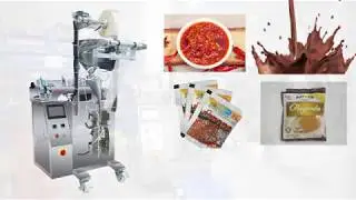 3 side seal bag liquid packing machine
