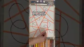 scribble meditation to calm your brain 🧠😌 #artmeditation #arttherapy #relaxing #art #mindfulart