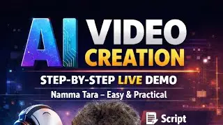 AI Video Creation LIVE | Step-by-Step Demo | Easy & Practical (Kannada)