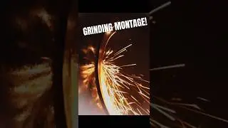 Sparks are flying! Grinding Down an Old Propane Tank for a DIY Pizza Oven #Grinding #Metalwork