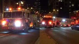 ***BRAND NEW ***Philadelphia Fire Department LADDER 5 & Engine 1 Responding