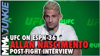 Allan Nascimento Credits Charles Oliveira In Corner After Win | UFC on ESPN 36