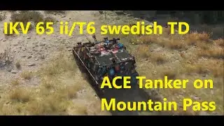 WOT Ikv 65 II Tier 6 swedish TD ACE Tanker on Mountain Pass