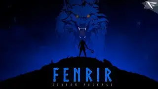 Fenrir Twitch Overlay Package &ndash; Animated Norse Myth Stream Design for OBS & Twitch