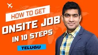 How to get an Onsite Job? #onsitejob #telugu #onsite