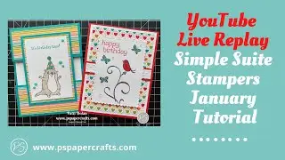 Simple Suite Stampers January Tutorial  -  Pattern Party DSP
