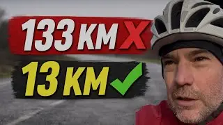 J’avais prévu 133 km ... J’en ai fait 13 - 2026 commence très mal.