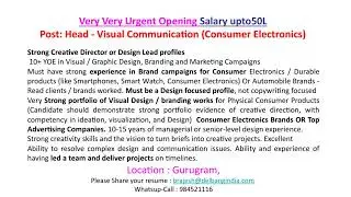 Urgent Job: TL Benefit Verification Salary: upto 10LacEmail you resume: brajesh@delbangindia.com