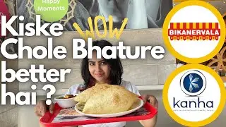 Best Chole Bhature in Jaipur ? Chole Bhature Comaparison ! Kanha vs Bikanervala