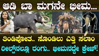 People's favorite Star BHEEMA | ಕೂಗಿದ್ರೆ ಸೊಂಡಿಲು ಎತ್ತಿ ನಮಸ್ಕಾರ | ದಸರೆಯಲ್ಲೀಗ ಭೀಮನದ್ದೇ ಹವಾ |Suddiyaana