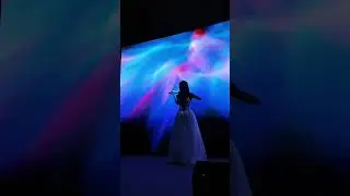 LED violinist Jocelyn Ng with LED dress #violin #violinist #livemusic