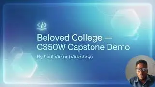 Beloved College &mdash; CS50W Final Project Demo (Django, JavaScript, Responsive School Management System)