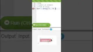 Remove element from array in PHP #shorts #php #programming #coding #codingwithpeace