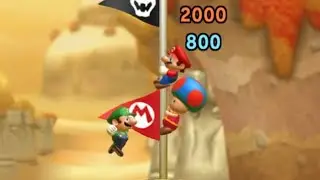 New Super Mario Bros. U Deluxe - 100% Walkthrough World 2 - Layer-Cake Desert
