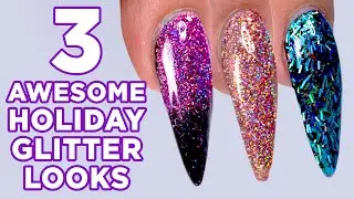 3 Awesome Holiday Glitter Looks