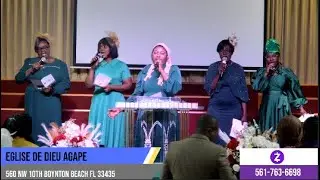 Sunday Morning Service | 12/21/25 | Eglise De Dieu Agape
