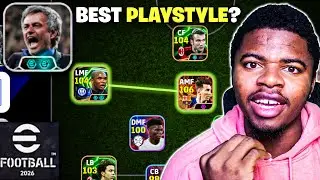 HOW TO PLAY QUICK COUNTER PLAYSTYLE in efootball 26 mobile |Link up play Mourinho 09