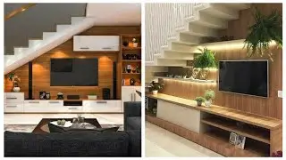 modern under stair TV unit design ideas/under stair garden /under stair garden design