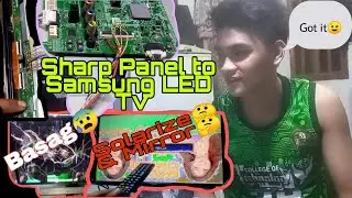 How to replaced LCD or PANEL,, Binuhay ulit ang basag na Samsung 32
