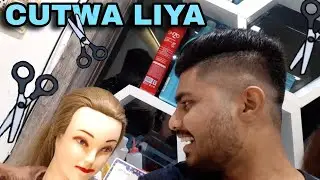 She Ignored My Hairstyle Look - Prasad Dengale Vlogs - New Haircut In Daund Pune - Marathi Hindi Mix