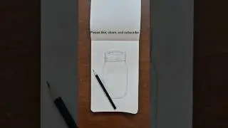 Easy Jar Sketching with Pencil #EasyDrawing #PencilDrawing #JarDrawing #ArtTutorial #ArtForBeginners