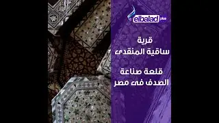 حكاية قرية ساقية المنقدى بالمنوفية قلعة صناعة الصدف فى مصر