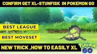 Get Confirm LUCKY XL Stunfisk Galarian Pok&eacute;mon Go | Best Moveset | prvn 3122