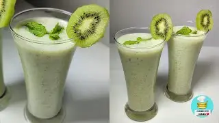 KIWI MILKSHAKE RECIPE - Most healthiest fruit (Immunity, Skin, Insomnia, Digestion etc)